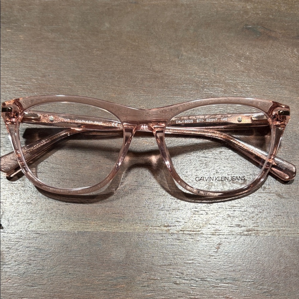 Calvin Klein Jeans Rose-Tinted Eyeglasses